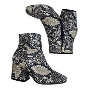 Snake Skin ASOS Booties Size 6